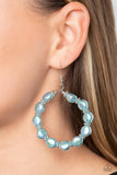 The PEARL Next Door - Blue Paparazzi Earrings