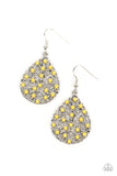 Botanical Berries - Yellow Paparazzi Earrings