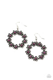 Floral Halos - Pink Paparazzi Earrings