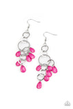 Sandcastle Sunset - Pink Paparazzi Earrings