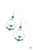 Eco Eden - Green Paparazzi Earrings