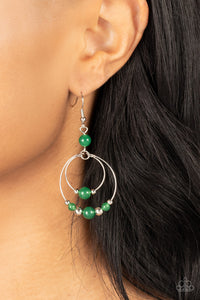 Eco Eden - Green Paparazzi Earrings