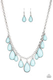 Jaw-Dropping Diva - Blue Paparazzi Necklace Paparazzi Necklace