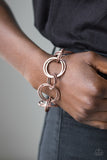 Jump Into The Ring - Copper Paparazzi Necklace Set