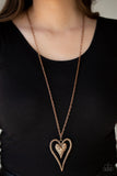 Hardened Hearts - Copper Paparazzi Necklace