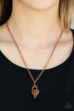 Pop and Locket - Copper Paparazzi Necklace