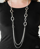 Street Beat - Silver Paparazzi Necklace