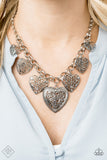 Love Lockets - Silver Paparazzi Necklace Set