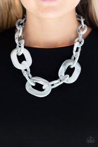 All In-Vincible - Silver Paparazzi Necklace