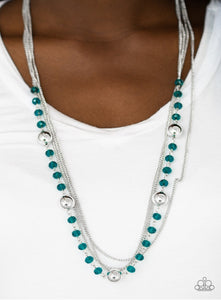 High Standards - Blue Paparazzi Necklace Set