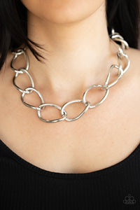 The Challenger - Silver Paparazzi Necklace