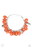 Life Of The Fiesta - Orange Paparazzi Necklace Set