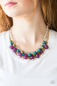 Jammin Jambalaya Multi - Purple Paparazzi Necklace Set