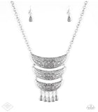 Go Steer Crazy - Silver Brown Paparazzi Necklace Set