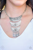 Go Steer Crazy - Silver Brown Paparazzi Necklace Set