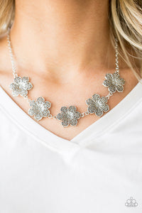 Island Maven - Silver Paparazzi Necklace Set