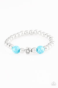 Paparazzi Starlet Shimmer - Silver Flower & Multi Bracelets