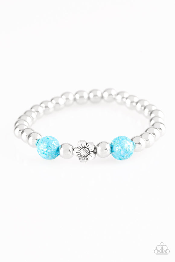 Paparazzi Starlet Shimmer - Silver Flower & Multi Bracelets