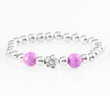 Paparazzi Starlet Shimmer - Silver Flower & Multi Bracelets