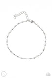 Shore Shimmer - Silver Paparazzi Anklet