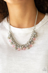 Party Spree - Pink Paparazzi Necklace Set