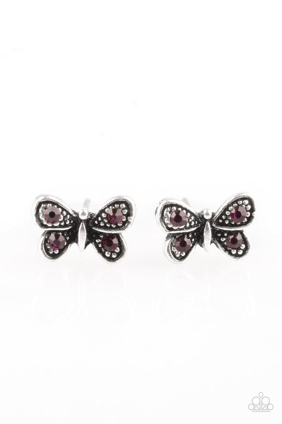 Paparazzi Starlet Shimmer - Butterfly Earrings