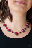 Voyager Vibes - Red Paparazzi Necklace