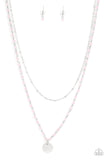 Dainty Demure - Pink Paparazzi Necklace