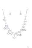 Soon To Be Mrs Pearls - Silver Paparazzi Necklace