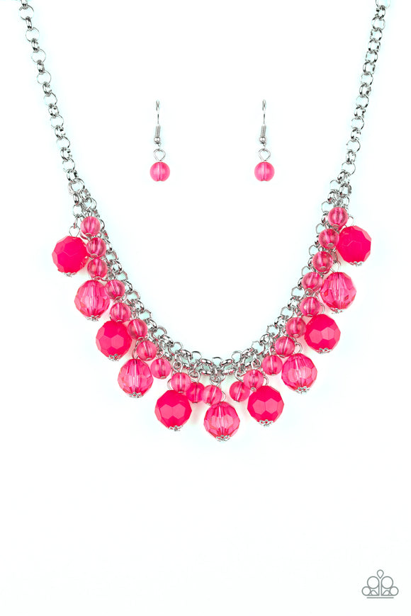 Fiesta Fabulous - Pink Paparazzi Necklace