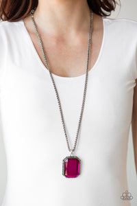 Let Your Heir Down - Pink Paparazzi Necklace