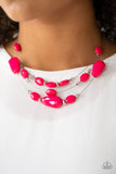 Radiant Reflections - Pink Paparazzi Necklace