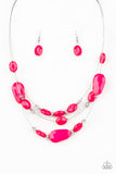 Radiant Reflections - Pink Paparazzi Necklace