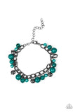 Watch Me Now - Green Paparazzi Necklace Set