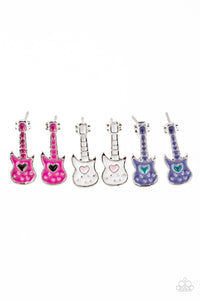 Paparazzi Starlet Shimmer - Guitar Earrings