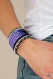 Mermaids Have More Fun - Blue Paparazzi Bracelet Wrap