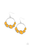 Beautifully Bubblicious - Orange Paparazzi Earrings Set