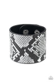 The Rest is Hiss-tory - Silver Paparazzi Bracelet Wrap