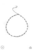 Inner Spotlight - Silver Paparazzi Choker Necklace