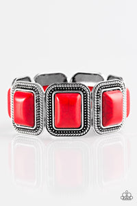 Cowgirl Chic - Red Paparazzi Bracelet Set