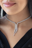 Double The Diva - Silver Paparazzi Choker Necklace & Bracelet/Earrings Set