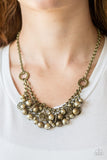 Cinderella Glam - Brass Paparazzi Necklace