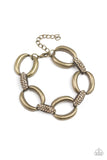 Boss Boulevard - Brass Paparazzi Necklace Set