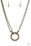 Razzle Dazzle - Brass Paparazzi Necklace