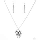 Fiercely Fall - Silver Paparazzi Necklace Set