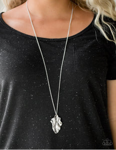 Fiercely Fall - Silver Paparazzi Necklace Set