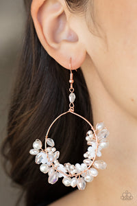 Floating Gardens - Copper Paparazzi Earrings