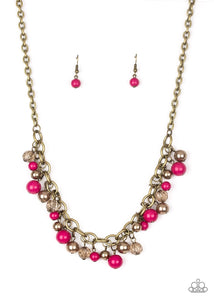 The Grit Crowd - Pink Paparazzi Necklace Set