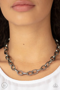 Urban Uplink - Black Paparazzi Choker Necklace