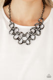 Work, Play and Slay - Black Paparazzi Necklace